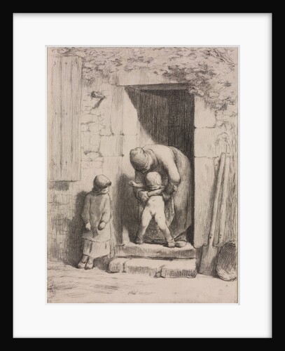 Maternal Solicitude by Jean-François Millet