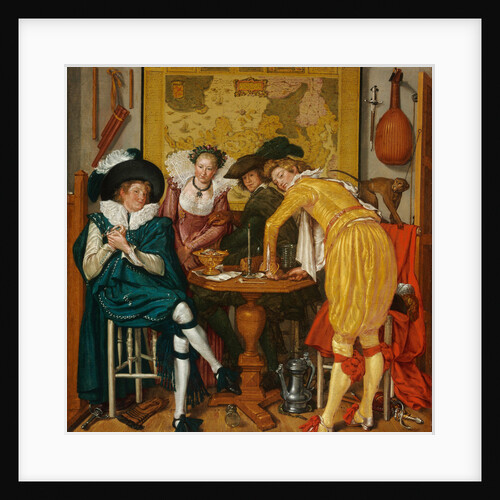Merry company by Willem Pietersz. Buytewech
