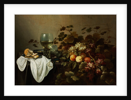 Still Life with Fruit and Roemer by Pieter Claesz