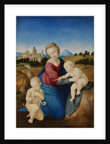 The Madonna and Child with the Infant Baptist (The Esterházy Madonna) by Raphael