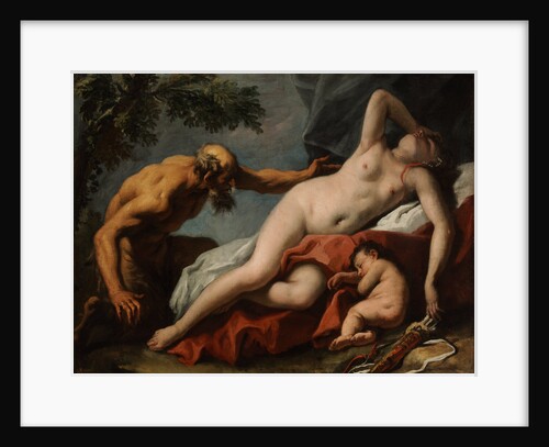 Venus and Satyr by Sebastiano Ricci