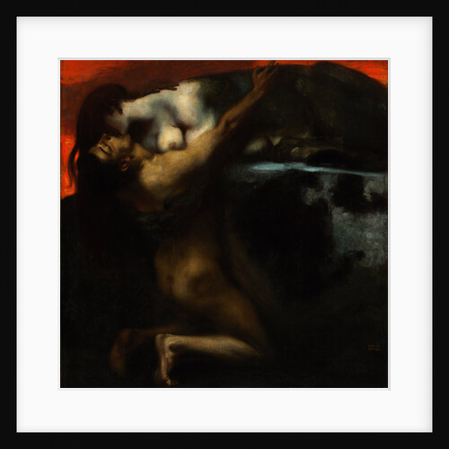 The Kiss of the Sphinx by Franz Ritter von Stuck