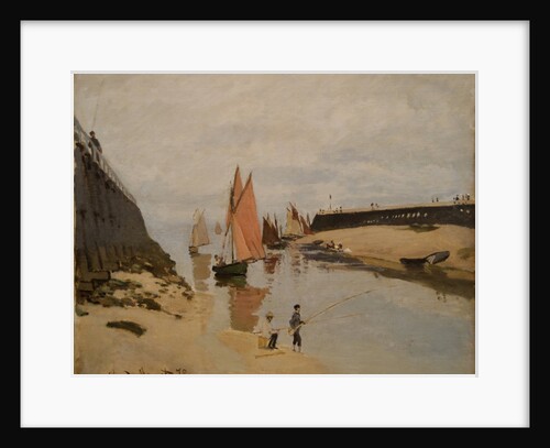 The Harbour at Trouville by Claude Monet