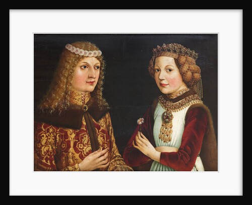 Wedding portrait of Ladislaus the Posthumous and Magdalena of Valois by Anonymous