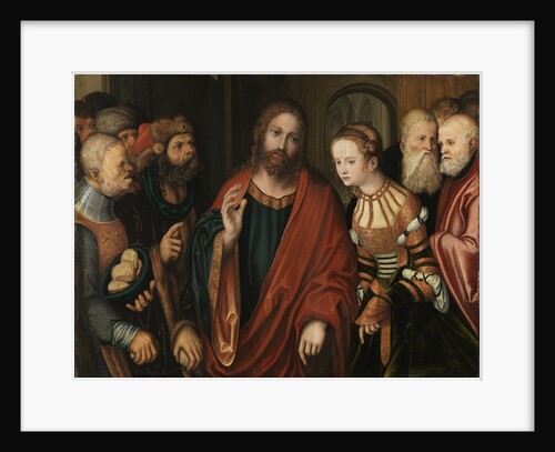 Christ and the Woman Taken in Adultery by Lucas Cranach the Elder