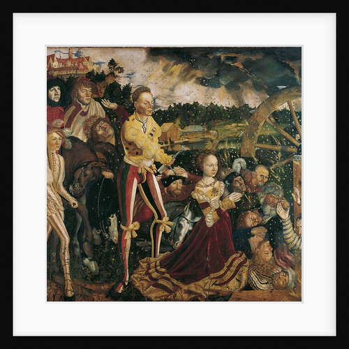 Altarpiece with the Martyrdom of Saint Catharine, central panel by Lucas Cranach the Elder