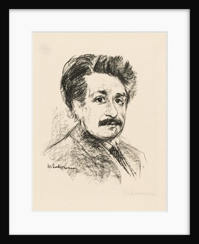 Portrait of Albert Einstein by Max Liebermann