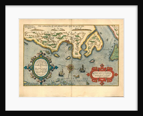 Map of Livonia (Die custe va Lijfflandt met de eijlanden daer beneffens...) by Lucas Jansz. Waghenaer