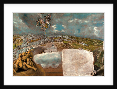 View and Plan of Toledo by Dominico El Greco
