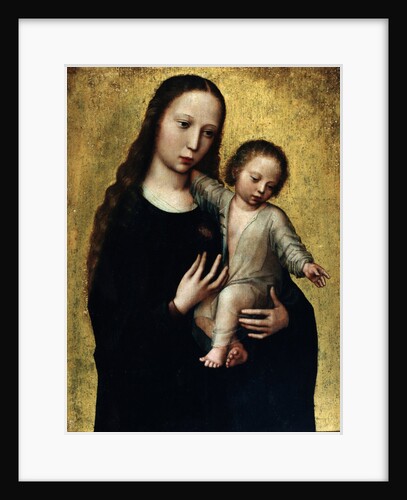 The Virgin Mary with the Child Jesus in a Shirt by Ambrosius Benson