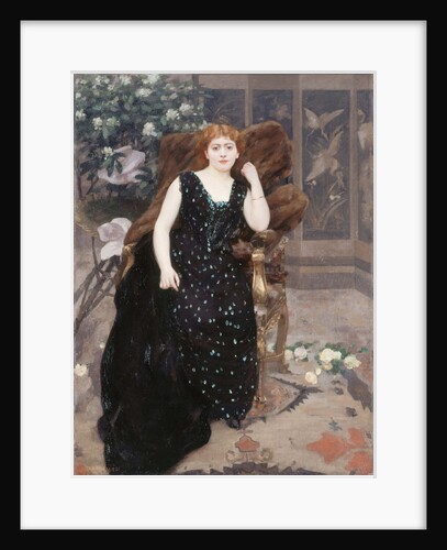 Portrait of Jane Hading by Alfred Philippe Roll