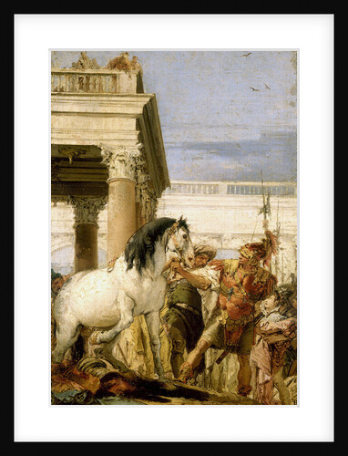 Alexander taming Bucephalus by Giambattista Tiepolo