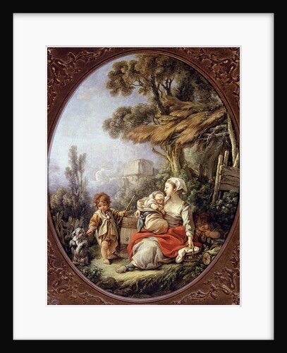 The Little Dogs Dance by François Boucher
