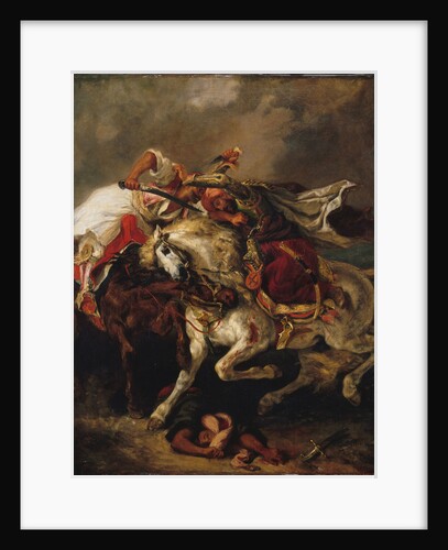 The Combat of the Giaour and the Pasha by Eugène Delacroix