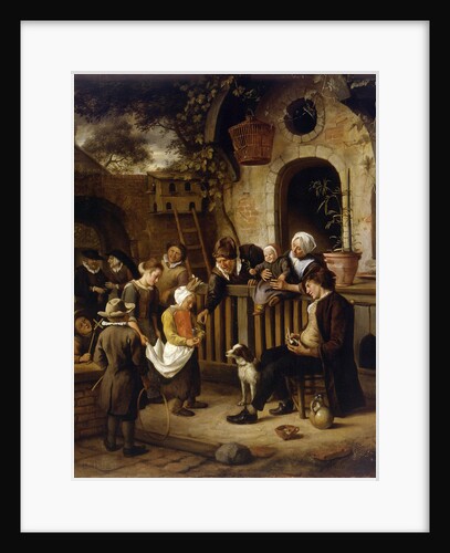 The little alms collector by Jan Havicksz Steen