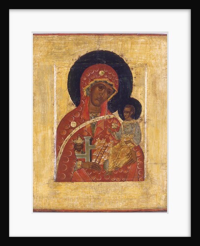 The Virgin The Mountain torn out not by Hands by Russian icon