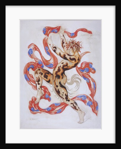 Vaslav Nijinsky in the Ballet The Afternoon of a Faun by C. Debussy by Léon Bakst