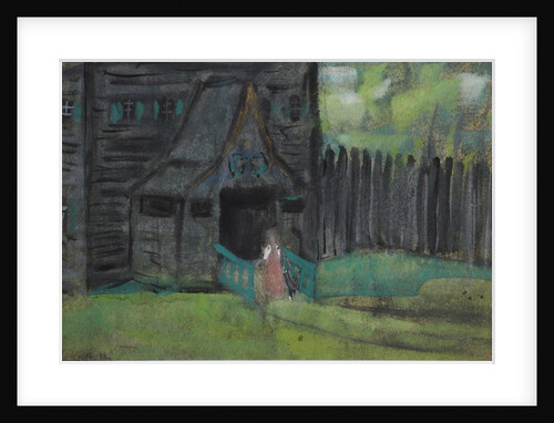 Illustration to The Tale of the Dead Princess and the Seven Knights by Sergei Vasilyevich Malyutin