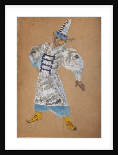 Costume design for the opera The golden Cockerel by N. Rimsky-Korsakov by Sergei Vasilyevich Malyutin