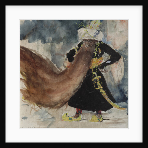 Chernomor. Costume design for the opera Ruslan and Lyudmila by M. Glinka by Valentin Alexandrovich Serov