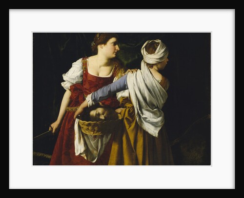 Judith and Her Maidservant with the Head of Holofernes by Orazio Gentileschi