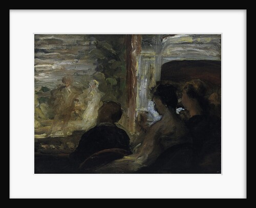 The Theatre Box by Honoré Daumier