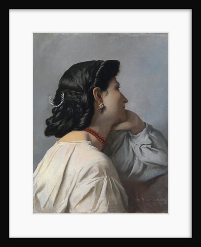 Iphigenia (Head study) by Anselm Feuerbach