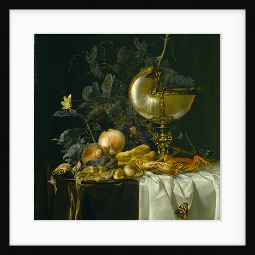 Still-Life with Nautilus Cup by Willem van Aelst