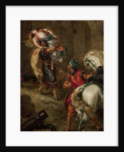 The Rape of Rebecca by Eugène Delacroix