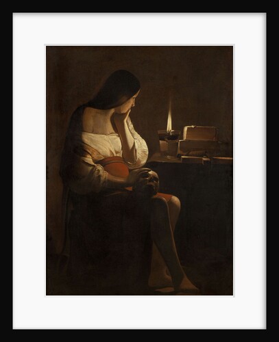 The Repentant Mary Magdalene by Georges de La Tour