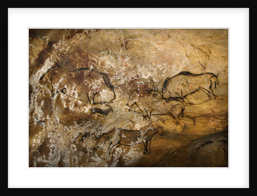 Painting in the Cave of Niaux by Art of the Upper Paleolithic