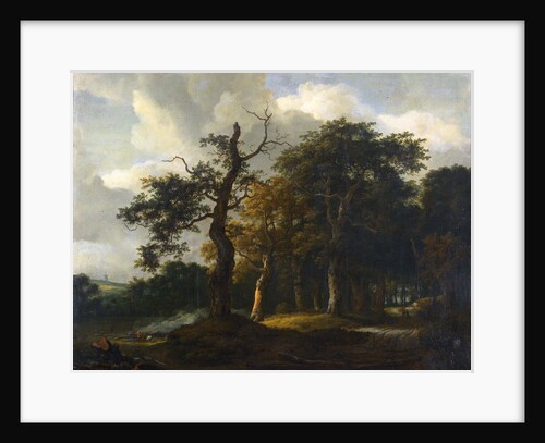 A Road through an Oak Wood by Jacob Isaacksz van Ruisdael
