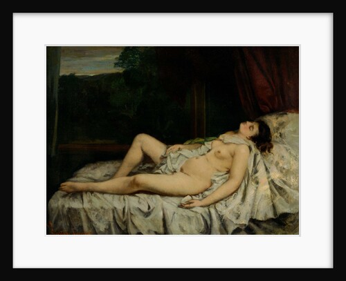 Sleeping Nude by Gustave Courbet