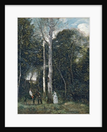 The Parc des Lions at Port-Marly by Jean-Baptiste Camille Corot