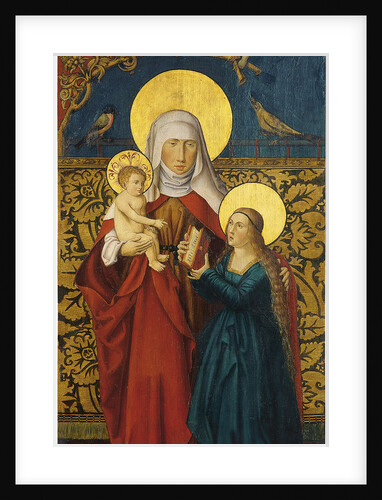 Saint Anne with the Virgin, Child and a Donor by Swabian master