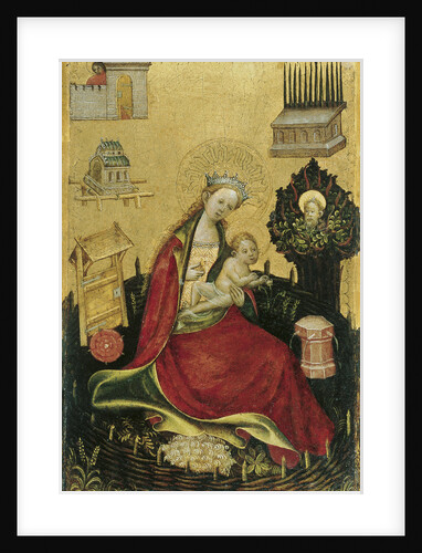 The Virgin and Child in the Hortus Conclusus by Westphalian Master
