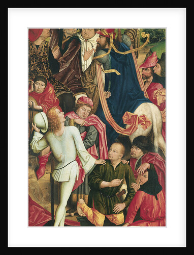 Knights and Soldiers playing Dice for Christs Robe by Derick Baegert