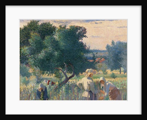 Women Tying the Vines by Henri Edmond Cross