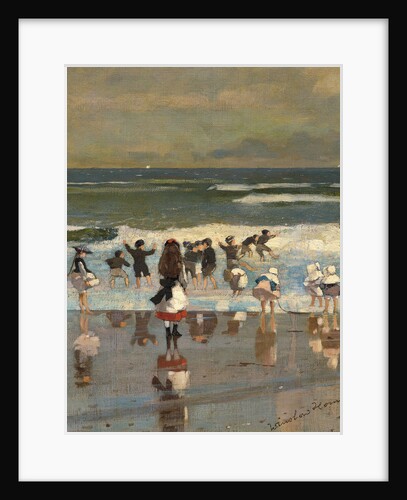 Beach Scene by Winslow Homer