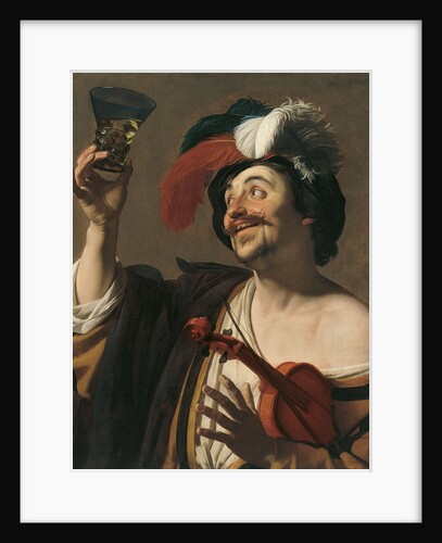 The happy Violinist by Gerrit van Honthorst