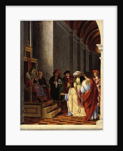 Saint Joseph before the High priest by Lorenzo Lotto