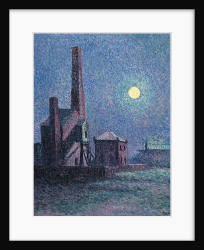 Factory in the Moonlight by Maximilien Luce