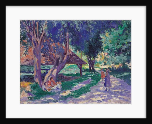 Bessy, Yonne, the Shaded Path by Maximilien Luce