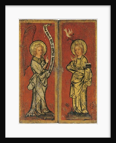 The Annunciation. Triptych of The Holy Face by Master Bertram