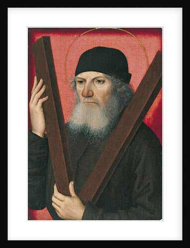Portrait of a Man as Saint Andrew by Master of the Magdalen Legend