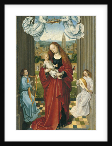 The Virgin and Child between Angels by Master of the André Madonna