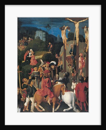 The Crucifixion by Master of the Virgo inter Virgines