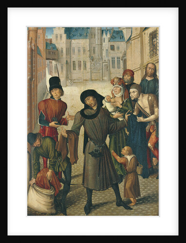 Clothing the Naked by Master of St. Gudule