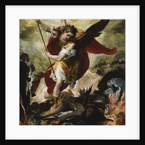 Saint Michael Vanquishing Satan by Francesco Maffei