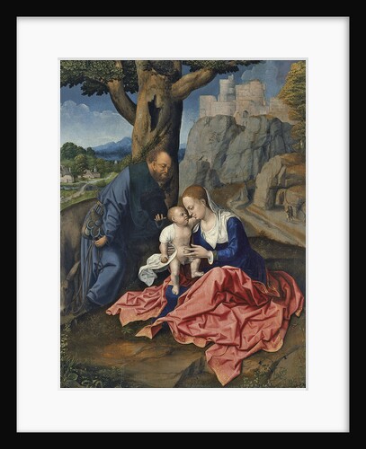 The Rest on the Flight into Egypt by Bernaert van Orley